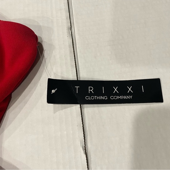 Trixxi Clothing Company Strapless Mini Dress Size Large Color Red - Picture 5 of 10